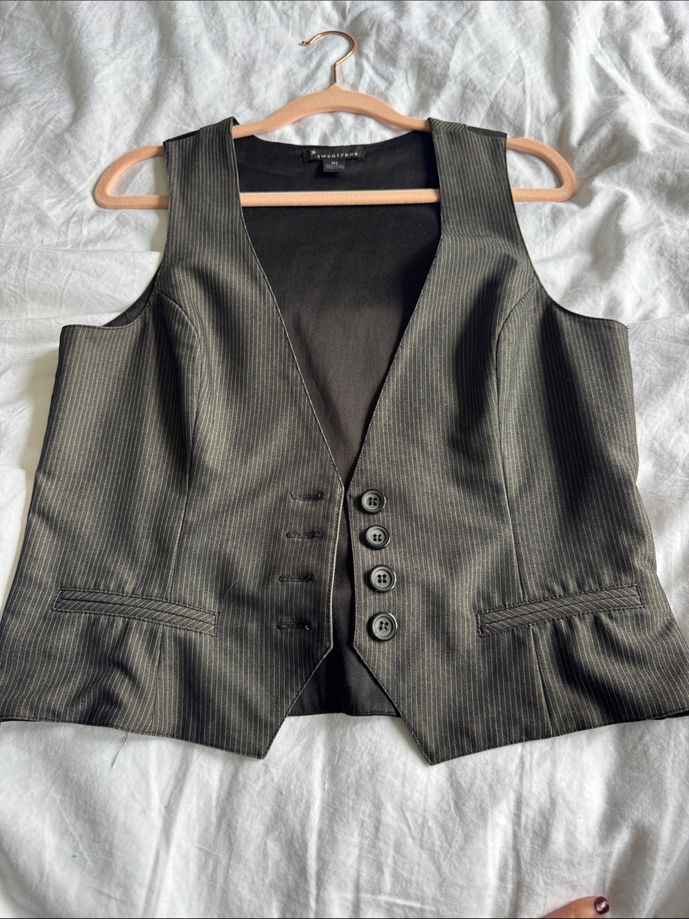 Pinstripe Vest